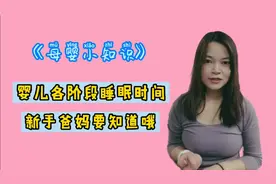婴儿各阶段睡眠时间，新手爸妈要知道哦视频封面