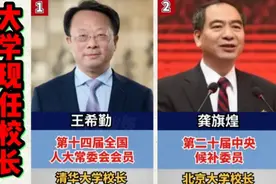 中国前十所大学现任校长，有你家乡的吗？视频封面
