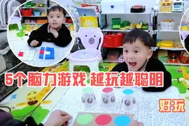 5个脑力游戏好玩不累父母，锻炼2-4孩子的各项能力，越玩越聪明