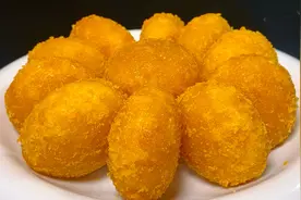 南瓜不要煮着吃了，做个脆皮南瓜饼，外酥里糯，个个空心，太香了视频封面