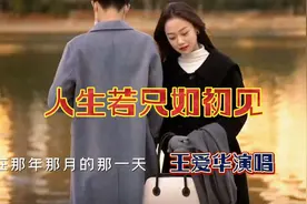 王爱华一首《人生若只如初见》旋律优美，唱的太好听了百听不厌视频封面