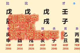 知晓8字025-没有常胜将军！视频封面
