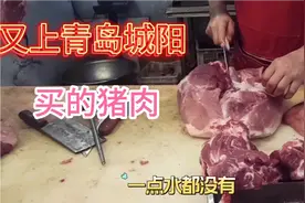 又上青岛城阳生鲜肉批发市场买的猪肉：太便宜了！