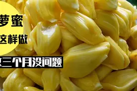 菠萝蜜吃不完别丢掉，这样保存时间久又不坏，口感好味道棒视频封面