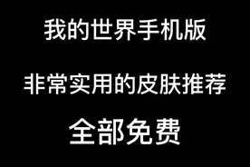 我的世界皮肤推荐
