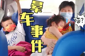 出发啦！3岁妹妹游学路上晕车吐的稀里哗啦，哥哥倒是兴奋不已视频封面