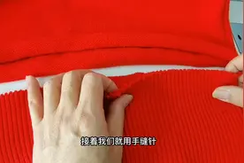 羊毛衫太长，老师傅教你无痕改短，看懂了一点不难视频封面