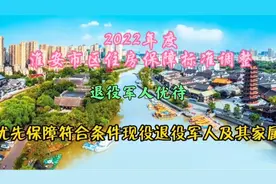 2022年淮安市区住房保障标准调整，退役军人优待增加新项目视频封面