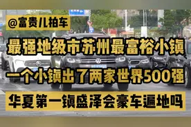 苏州最富裕小镇盛泽，出了两家世界500强，会豪车遍地吗？