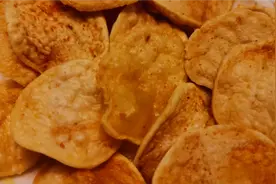 自制薯片，小时候的味道，嘎嘣脆、满口香！