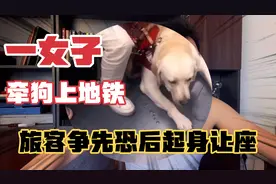 成都出现感人一幕：女子牵狗上地铁，乘客争先恐后让座！视频封面