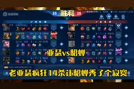 亚瑟vs貂蝉，老亚瑟疯狂14杀让貂蝉秀了个寂寞视频封面