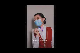 杭州郑女士穿空姐制服跳舞，公园旁拍照，片尾一不小心露脸视频封面