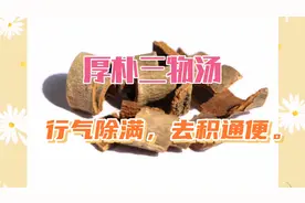 厚朴三物汤，主治胀满较重大便秘结的病症，和小承气汤的不同比较