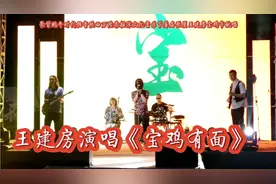 陕西著名歌星王建房在万隆泰摇滚文化音乐节上演唱《宝鸡有面》视频封面