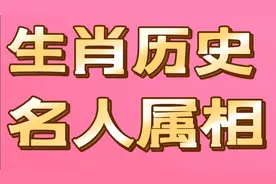 十二生肖历史名人属相，看看你是那位名人视频封面