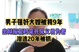 男子强奸大嫂被判9年，出狱报复时又杀人视频封面