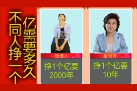 不同人挣一个亿需要多久？你知道吗视频封面