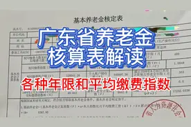 广东省养老金计算——各种年限和平均缴费指数视频封面