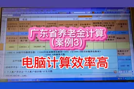 广东省养老金计算（案例3:）电脑计算输入数据立马出结果视频封面