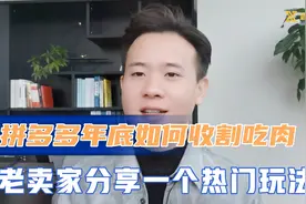 拼多多年底如何收割吃肉，老卖家谈过往经验，分享一个热门玩法视频封面