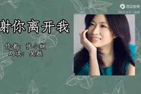 吴越朗读《谢谢你离开我》张小娴·你走了真好！不然总担心你要走视频封面