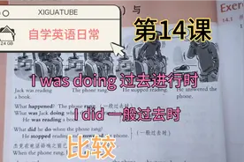 I was doing (过去进行时)与 I did (一般过去时) 比较视频封面