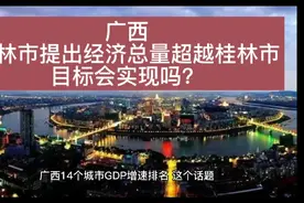广西玉林市提出经济总量超越桂林市，目标会实现吗？视频封面