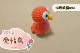 奉上爱情鸟的钩织方法，祝福天下有情人终成眷属(下)视频封面