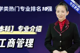 本科［工商管理］管理学类热门专业排名10强专业介绍视频封面