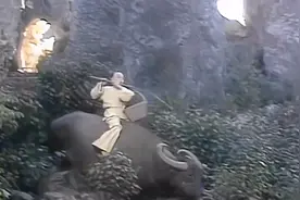 骑着牛给孙悟空送桃的小孩是谁？视频封面
