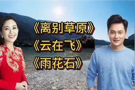 云朵 云飞经典合唱歌曲《离别草原》《云在飞》《雨花石》视频封面