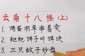 云南十八怪 顺口溜(上)视频封面
