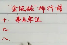 10个“金饭碗”单位排行，有你工作的行业吗？你认同吗？视频封面