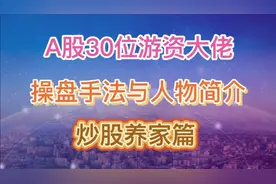 A股30位游资大佬操盘手法与人物简介（七）视频封面