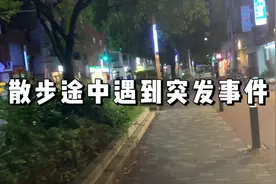 散步途中遇到好多警察聚在一起，不知发生了什么突发事件，无观众视频封面