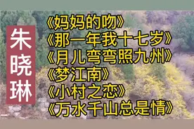 朱晓琳经典歌《妈妈的吻》《那一年我十七岁》《万水千山总是情》