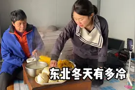 东北黑龙江零下三十度，三点天黑，东北人一天吃几顿饭视频封面