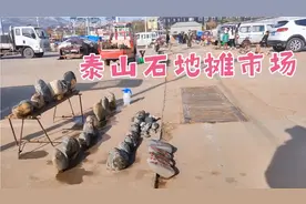 大家找到卖泰山石的地方了吗，这里有个小市场，价格真便宜!视频封面