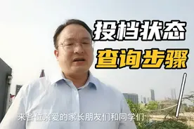 志愿投档状态查询步骤