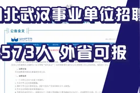 湖北武汉事业单位招聘考试来了！招3573人，外省考生可报！岗位多视频封面