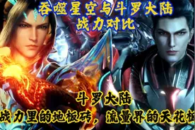 斗罗大陆战力不如吞噬星空？战力地板砖，流量天花板，是否属实视频封面
