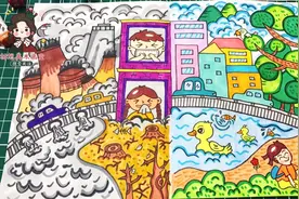 气候变化与健康主题儿童画，创建文明城市，保护地球环境创意画！视频封面