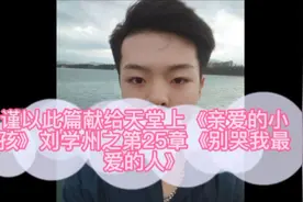 谨以此篇献给天堂《亲爱的小孩》刘学州25章《别哭我最爱的人》视频封面