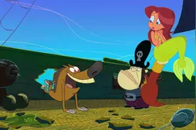 风车动漫：海盗抓到美人鱼，臭狗为了美人鱼果断投奔海盗