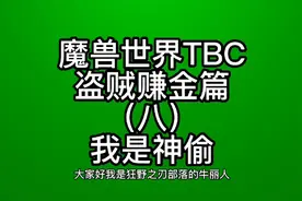 魔兽世界盗贼祖传技能测试，主页有干货哦视频封面