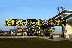 成都艺术职业大学简介，本科职业大学@DOU+小助手视频封面