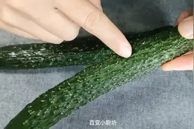 黄瓜就直接这样吃，坚持一周，体重咔咔往下掉，大肚腩秒变小蛮腰