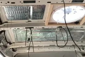 自改床车保温施工中车顶挤塑板的一种固定方法