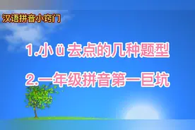 一年级拼音巨坑题，你以为自己学会了，试试做几题才知道吧视频封面